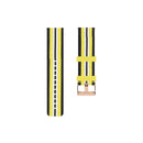 For Garmin Vivoactive 3 Nylon Watch Band(Black Yellow)