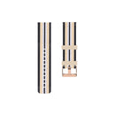 For Garmin Vivoactive 3 Nylon Watch Band(Black Beige)