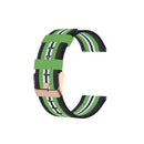 For Garmin Vivoactive 3 Nylon Watch Band(Black Lime)