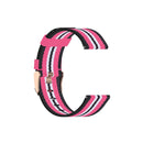 For Garmin Vivoactive 3 Nylon Watch Band(Black Peach)