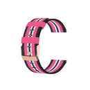 For Garmin Vivoactive 3 Nylon Watch Band(Black Peach)