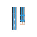 For Garmin Vivoactive 3 Nylon Watch Band(Black Sky Blue)
