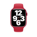 Silicone Watch Band For Apple Watch Series 8&7 41mm / SE 2&6&SE&5&4 40mm / 3&2&1 38mm(Red)