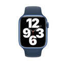 Silicone Watch Band For Apple Watch Series 8&7 41mm / SE 2&6&SE&5&4 40mm / 3&2&1 38mm(Abyss Blue)