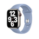 Silicone Watch Band For Apple Watch Series 8&7 41mm / SE 2&6&SE&5&4 40mm / 3&2&1 38mm(Blue Fog)