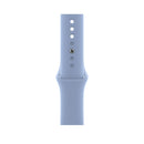 Silicone Watch Band For Apple Watch Series 8&7 41mm / SE 2&6&SE&5&4 40mm / 3&2&1 38mm(Blue Fog)