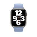 Silicone Watch Band For Apple Watch Series 8&7 41mm / SE 2&6&SE&5&4 40mm / 3&2&1 38mm(Blue Fog)