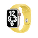 Silicone Watch Band For Apple Watch Series 8&7 41mm / SE 2&6&SE&5&4 40mm / 3&2&1 38mm(Lemon Zest)