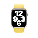 Silicone Watch Band For Apple Watch Series 8&7 41mm / SE 2&6&SE&5&4 40mm / 3&2&1 38mm(Lemon Zest)