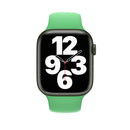 Silicone Watch Band For Apple Watch Series 8&7 41mm / SE 2&6&SE&5&4 40mm / 3&2&1 38mm(Bright Green)