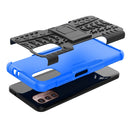 For Nokia G21 4G Tire Texture TPU + PC Phone Case with Holder(Blue)