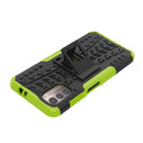 For Nokia G21 4G Tire Texture TPU + PC Phone Case with Holder(Green)