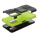 For Nokia G21 4G Tire Texture TPU + PC Phone Case with Holder(Green)