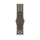 Sport Silicone Watch Band For Apple Watch Series 7 41mm / 6&SE&5&4 40mm / 3&2&1 38mm(Olive Gray/Cargo Khaki)