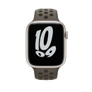 Sport Silicone Watch Band For Apple Watch Series 7 41mm / 6&SE&5&4 40mm / 3&2&1 38mm(Olive Gray/Cargo Khaki)