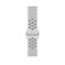 Sport Silicone Watch Band For Apple Watch Series 8&7 41mm / SE 2&6&SE&5&4 40mm / 3&2&1 38mm(Pure Platinum/Black)