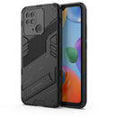 For Xiaomi Redmi 10C 4G Punk Armor PC + TPU Phone Case with Holder(Black)