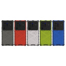 For vivo X80 Pro 5G China Shockproof Honeycomb PC + TPU Protective Case(Red)