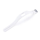 For Garmin Vivofit 4 Gloss & Color Integrated Silicone Watch Band(White)