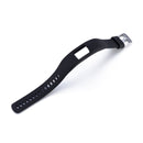 For Garmin Vivofit 4 Gloss & Color Integrated Silicone Watch Band(Black)