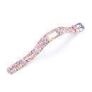 For Garmin Vivofit 4 Gloss & Color Integrated Silicone Watch Band(Facebook)