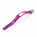 For Garmin Vivofit 4 Gloss & Color Integrated Silicone Watch Band(Starry Sky)
