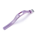 For Garmin Vivofit 4 Gloss & Color Integrated Silicone Watch Band(Purple Clouds)