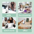 For Xiaomi Poco X3 Stereoscopic Holder Sliding Camshield Phone Case(White)