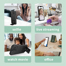 For Xiaomi Poco X3 Stereoscopic Holder Sliding Camshield Phone Case(Black)