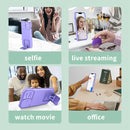 For Xiaomi Poco X3 Stereoscopic Holder Sliding Camshield Phone Case(Purple)