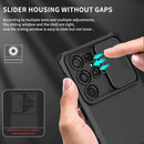 For Samsung Galaxy S22 Ultra 5G Stereoscopic Holder Sliding Camshield Phone Case(Black)