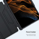 For Samsung Galaxy Tab S8 NILLKIN Bumper Pro Camshield Tablet Leather Case(Black)