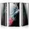 For Samsung Galaxy S22 Ultra 5G Anti-peeping Magnetic Double-sided Tempered Glass Phone Case(Purple)