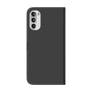 For Motorola Moto G52 Imitated Mirror Surface Horizontal Flip Leather Phone Case(Black)
