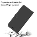 For Motorola Moto G52 Imitated Mirror Surface Horizontal Flip Leather Phone Case(Black)