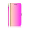 For Motorola Moto G52 Imitated Mirror Surface Horizontal Flip Leather Phone Case(Gradient Color)