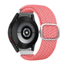 For Samsung Galaxy Watch4 40mm / 44mm Adjustable Woven Watch Band(Pink)