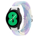 For Samsung Galaxy Watch4 40mm / 44mm Adjustable Woven Watch Band(Violets)