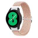 For Samsung Galaxy Watch4 40mm / 44mm Adjustable Woven Watch Band(Starlight Pink)