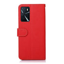 For OPPO A16 / A54s / A16s KHAZNEH Litchi Texture Leather RFID Phone Case(Red)