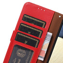 For OPPO A16 / A54s / A16s KHAZNEH Litchi Texture Leather RFID Phone Case(Red)