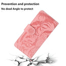 For Motorola Moto G52 Tiger Embossing Pattern Horizontal Flip Leather Phone Case(Pink)