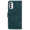 For Motorola Moto G52 Tiger Embossing Pattern Horizontal Flip Leather Phone Case(Green)