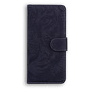 For Motorola Moto G52 Tiger Embossing Pattern Horizontal Flip Leather Phone Case(Black)