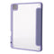 Deformation Transparent Acrylic Leather Tablet Case For iPad Pro 12.9 2021 / 2020 / 2018(Lavender Grey)