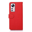 For Xiaomi 12 Pro KHAZNEH Litchi Texture Leather RFID Phone Case(Red)