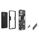 For OPPO Reno7 4G Punk Armor 2 in 1 PC + TPU Shockproof Phone Case with Invisible Holder(Orange)