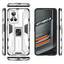 For OPPO Realme GT Neo3 5G China Supersonic PC + TPU Shock-proof Protective Phone Case with Holder(Silver)