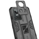 For OPPO Realme GT Neo3 5G China Supersonic PC + TPU Shock-proof Protective Phone Case with Holder(Silver)