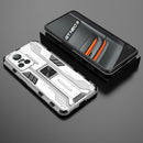 For OPPO Realme GT Neo3 5G China Supersonic PC + TPU Shock-proof Protective Phone Case with Holder(Silver)